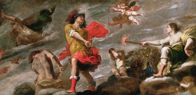 Giunone e Marte, c.1650 da Giovanni Battista Carlone